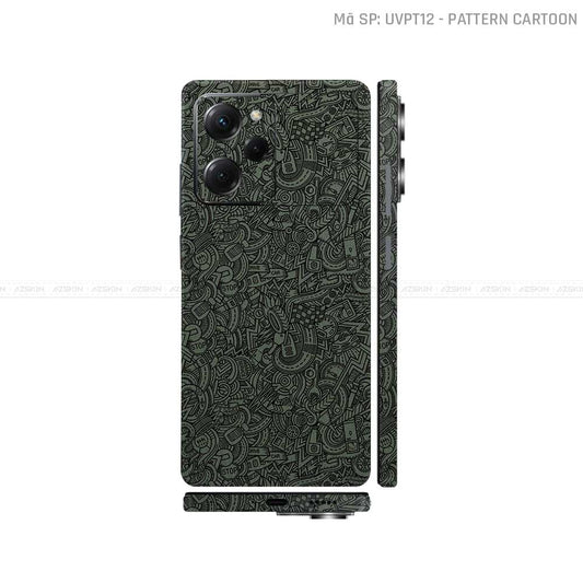 Dán Skin POCO Series Vân Nổi Cartoon Midnight | UVPT12