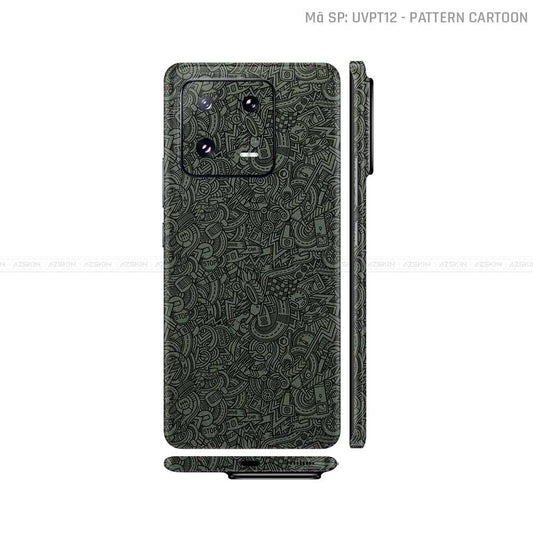 Dán Skin Xiaomi 14 Series Vân Nổi Pattern Cartoon | UVPT12