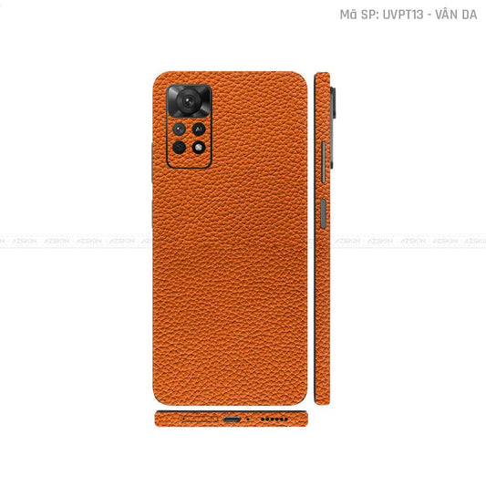 Dán Skin Xiaomi Redmi Note 11 Series Vân Nổi Vân Da Cam | UVPT13