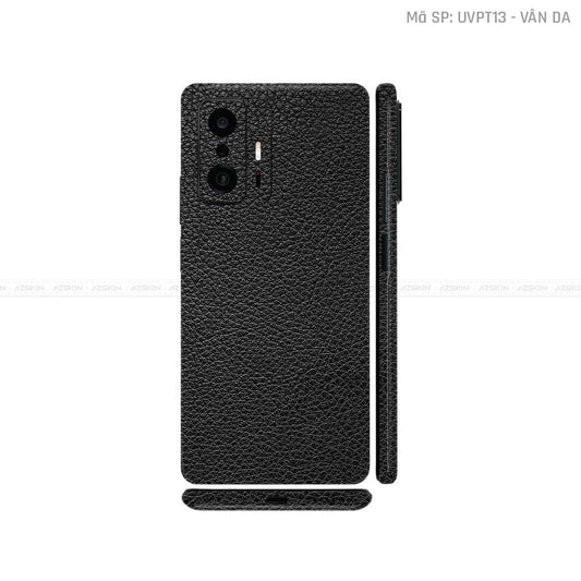 Dán Skin Xiaomi 11 Series Vân Da Đen | UVPT13