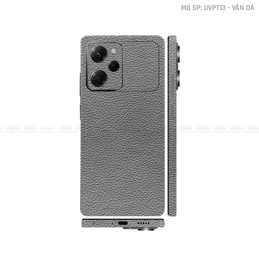 Dán Skin POCO Series Vân Nổi Vân Da Xám | UVPT13