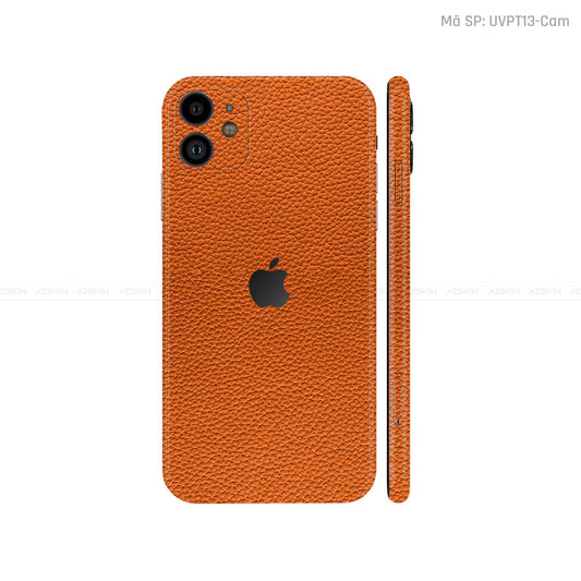 Dán Skin IPhone 11 Series Vân Da Cam | UVPT13