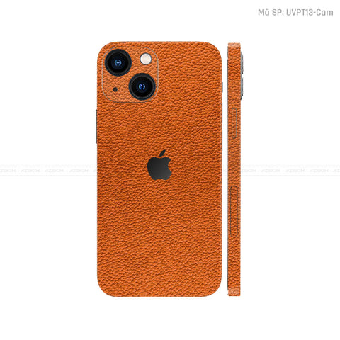 Dán Skin IPhone 14 Series Vân Da Cam | UVPT13