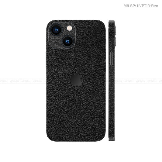 Dán Skin IPhone 14 Series Vân Da Đen | UVPT13