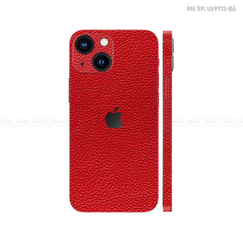 Dán Skin IPhone 14 Series Vân Da Đỏ | UVPT13