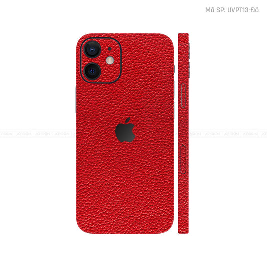 Dán Skin IPhone 12 Series Vân Da Đỏ | UVPT13