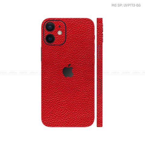 Dán Skin IPhone 12 Series Vân Da Đỏ | UVPT13