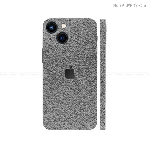 Dán Skin IPhone 14 Series Vân Da Xám | UVPT13