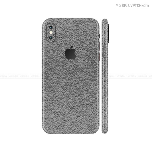 Dán Skin 3M IPhone X Series Vân Da Xám | UVPT13