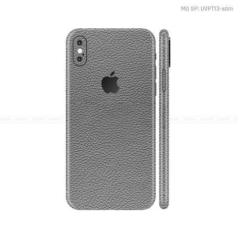 Dán Skin 3M IPhone X Series Vân Da Xám | UVPT13