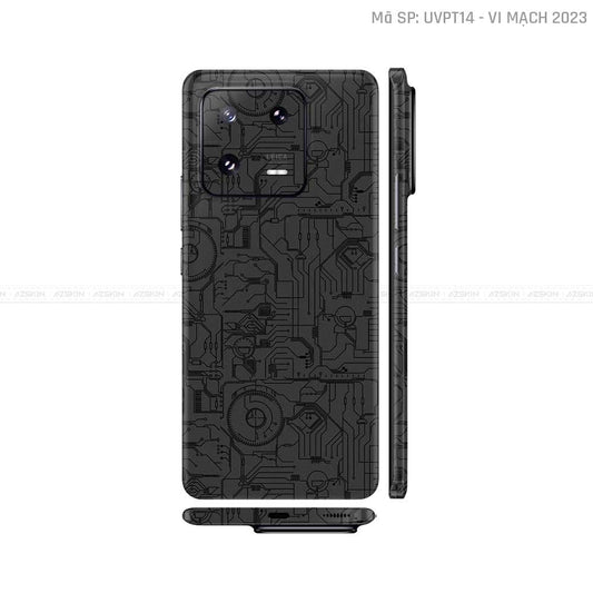 Dán Skin Xiaomi 14 Series Vân Nổi Vi Mạch 2023 | UVPT14