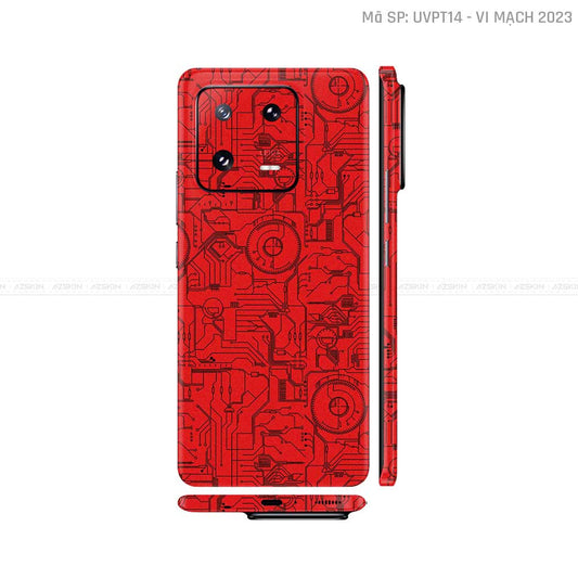 Dán Skin Xiaomi 14 Series Vân Nổi Vi Mạch 2023 | UVPT14
