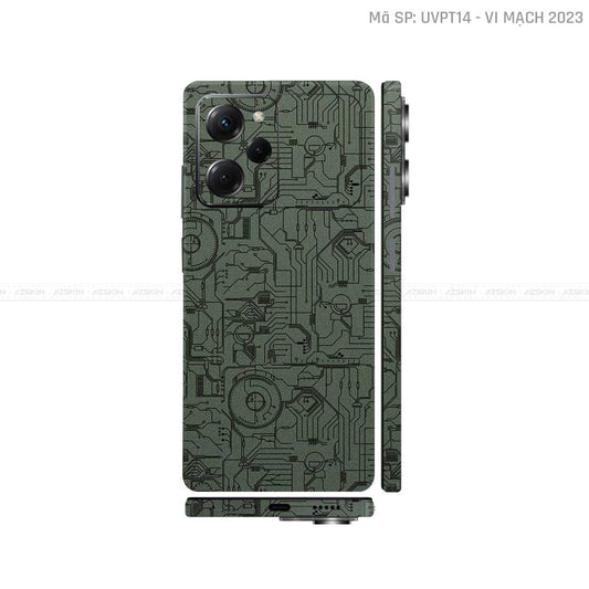 Dán Skin POCO Series Vân Nổi Vi Mạch 2023 Midnight | UVPT14