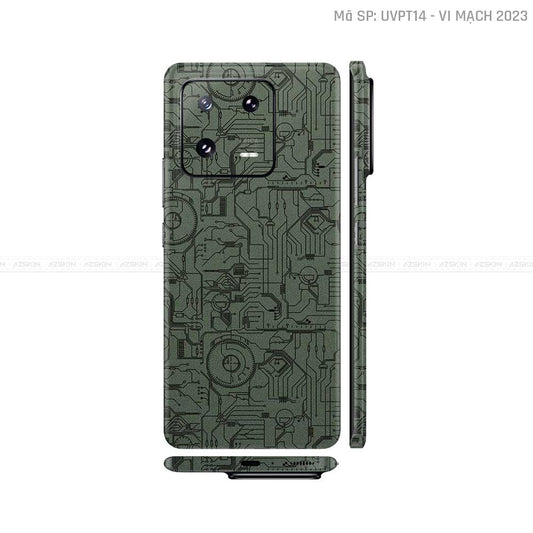 Dán Skin Xiaomi 14 Series Vân Nổi Vi Mạch 2023 | UVPT14