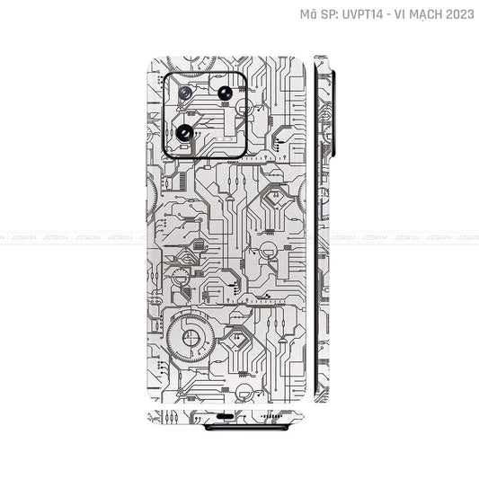 Dán Skin Xiaomi 14 Series Vân Nổi Vi Mạch 2023 | UVPT14