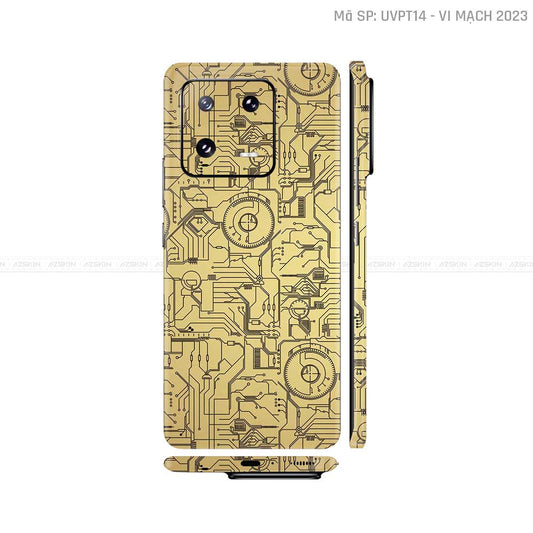 Dán Skin Xiaomi 14 Series Vân Nổi Vi Mạch 2023 | UVPT14