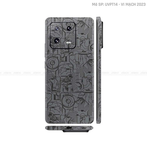 Dán Skin Xiaomi 14 Series Vân Nổi Vi Mạch 2023 | UVPT14