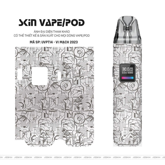 Dán Skin Pod Vân Nổi Vi Mạch 2023 Trắng | UVPT14