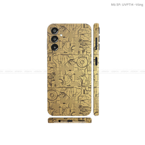 Dán Skin Galaxy A Series Vân Vi Mạch 2023 Vàng | UVPT14