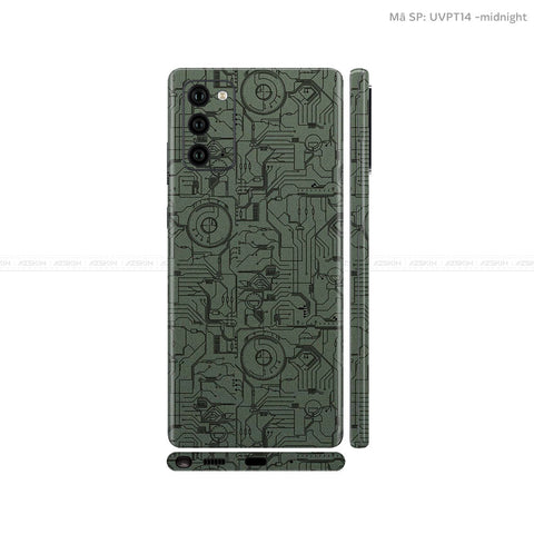 Dán Skin Galaxy Note 20 Series Vi Mạch 2023 Xanh | UVPT14