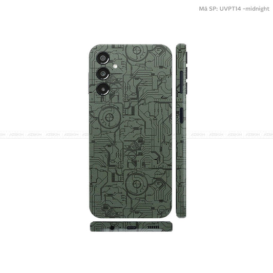 Dán Skin Galaxy A Series Vân Vi Mạch 2023 Xanh | UVPT14