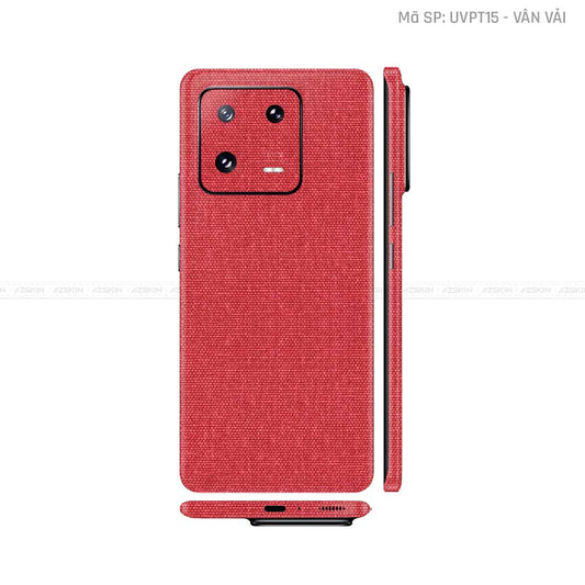 Dán Skin Xiaomi 14 Series Vân Nổi Vân Vải | UVPT15