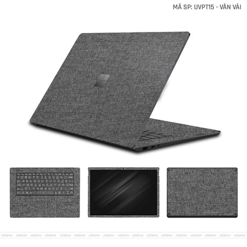 Dán Skin Laptop Surface Vân Vải Xám | UVPT15