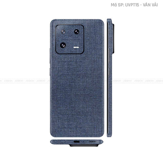 Dán Skin Xiaomi 14 Series Vân Nổi Vân Vải | UVPT15