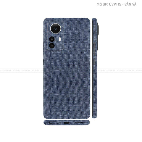 Dán Skin Xiaomi 12 Series Vân Vải Bò | UVPT15