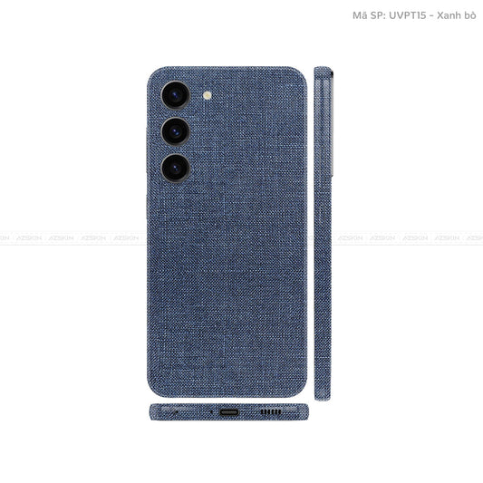 Dán Skin Samsung Galaxy S24 Series Vân Nổi Vân Vải | UVPT15