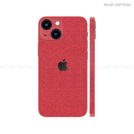 Dán Skin IPhone 14 Series Vân Vải | UVPT15