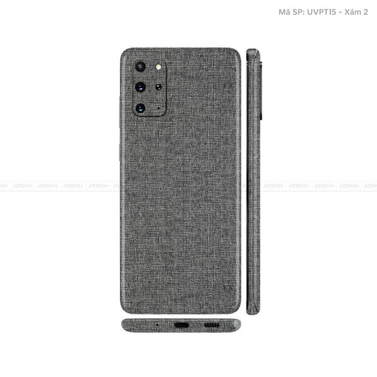 Dán Skin Galaxy S20 Series Vân Vải Xám | UVPT15