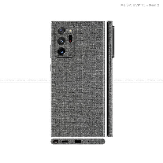 Dán Skin Galaxy Note 20 Series Vân Vải Xám | UVPT15