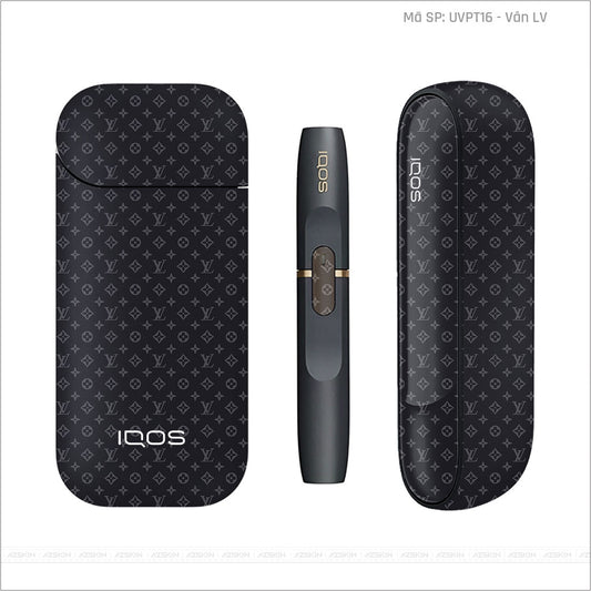 Dán Skin IQOS Vân LV Xanh Tím Than | UVPT16