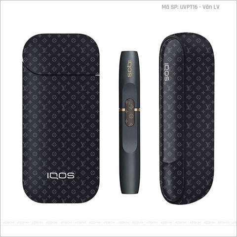 Dán Skin IQOS Vân LV Xanh Tím Than | UVPT16