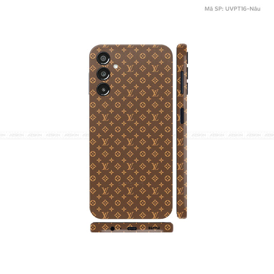 Dán Skin Galaxy A Series Vân Pattern LV Nâu | UVPT16