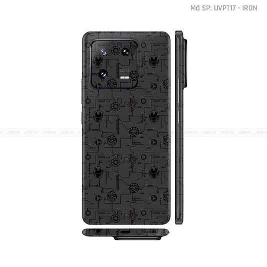 Dán Skin Xiaomi 14 Series Vân Nổi Iron Man | UVPT17