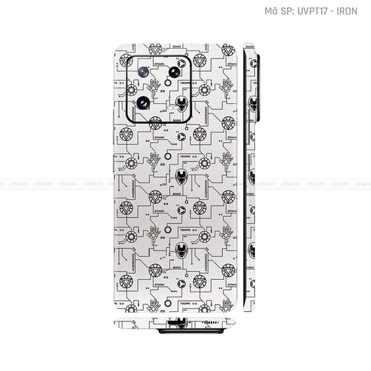 Dán Skin Xiaomi 14 Series Vân Nổi Iron Man | UVPT17