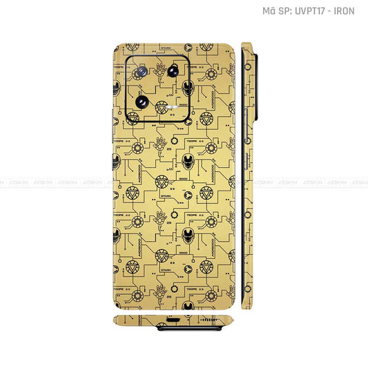 Dán Skin Xiaomi 14 Series Vân Nổi Iron Man | UVPT17