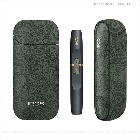 Dán Skin IQOS Vân Động Cơ Midnight | UVPT18