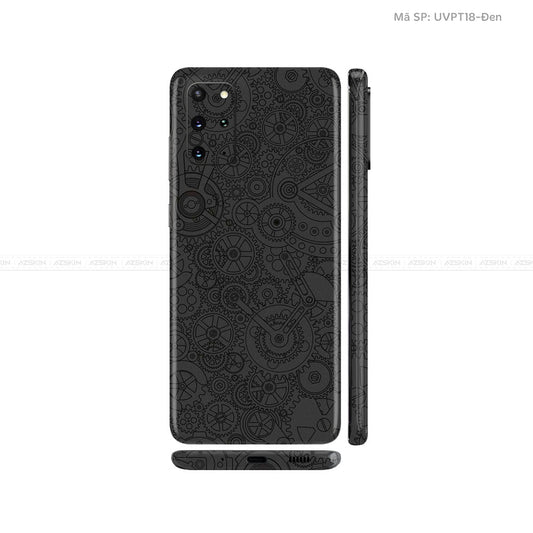 Dán Skin Galaxy S20 Series Vân Động Cơ Đen | UVPT18