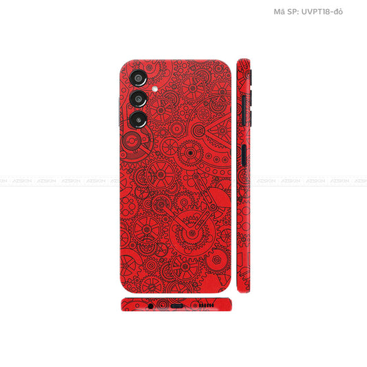 Dán Skin Galaxy A Series Vân Động Cơ Đỏ | UVPT18