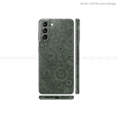 Dán Skin Galaxy S21 Series Vân Động Cơ Xạm | UVPT18