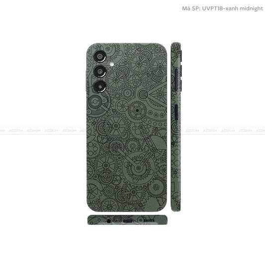 Dán Skin Galaxy A Series Vân Động Cơ Xanh | UVPT18