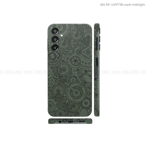 Dán Skin Galaxy A Series Vân Động Cơ Xanh | UVPT18