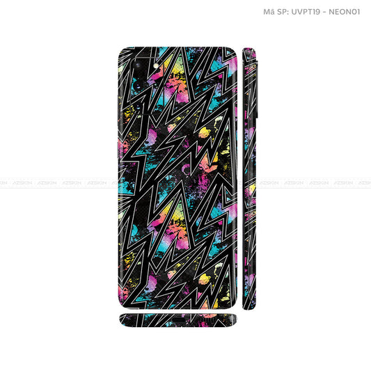 Dán Skin Galaxy S20 Series Vân Neon 01 | UVPT19