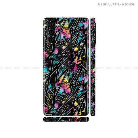 Dán Skin Galaxy Note 20 Series Vân Neon 01 | UVPT19