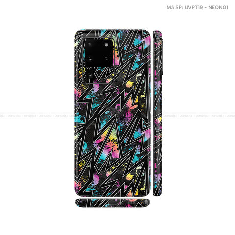 Dán Skin Galaxy S20 Series Vân Neon 01 | UVPT19