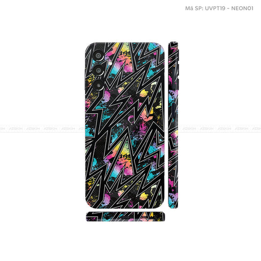 Dán Skin Galaxy A Series Vân Neon 01 | UVPT19