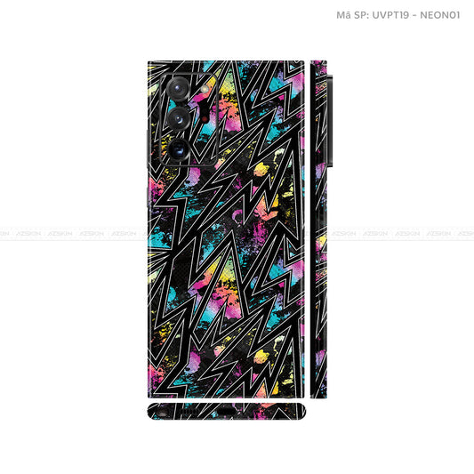 Dán Skin Galaxy Note 20 Series Vân Neon 01 | UVPT19